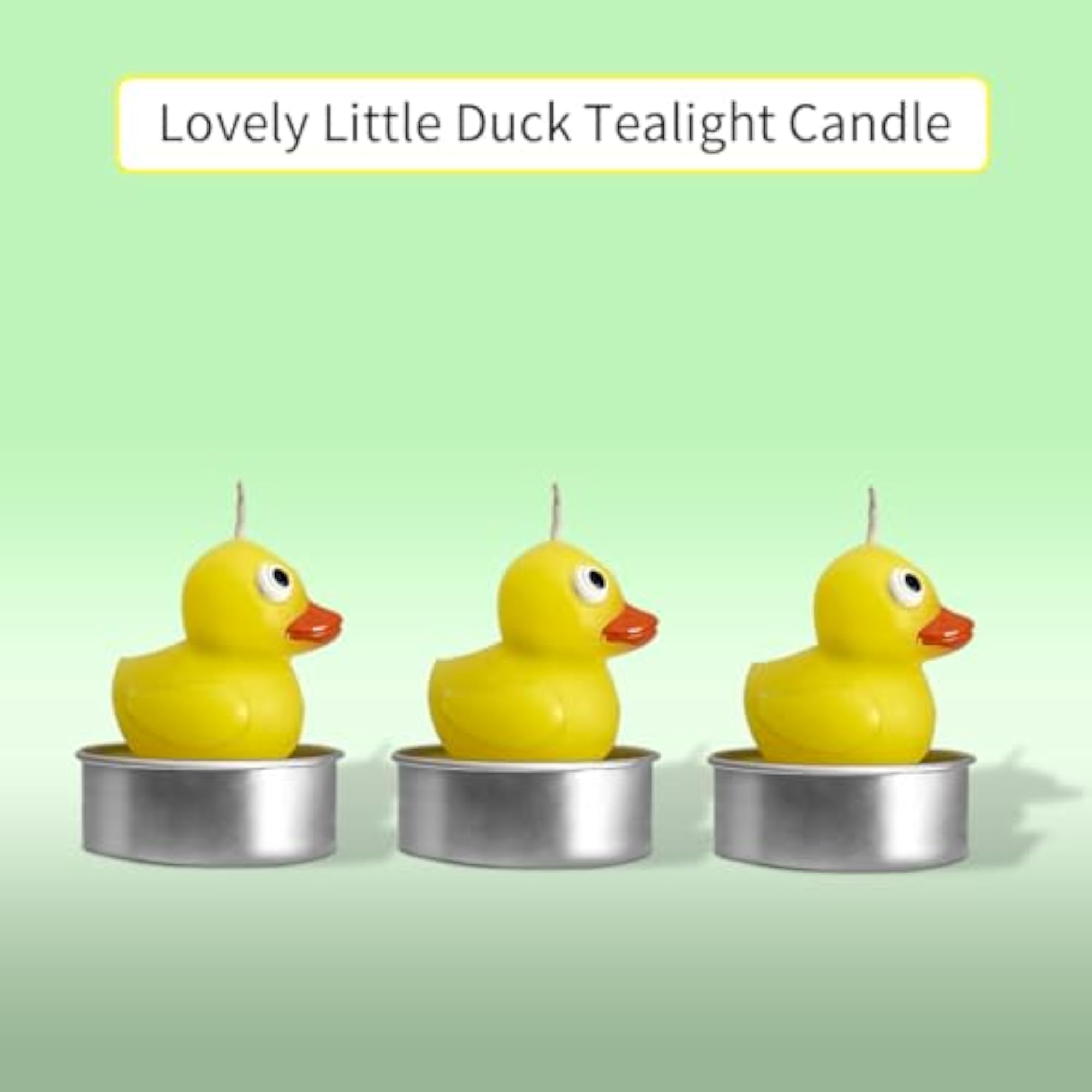 Ugly Duck Tea Light Candles, Little Yellow Duck Tealight